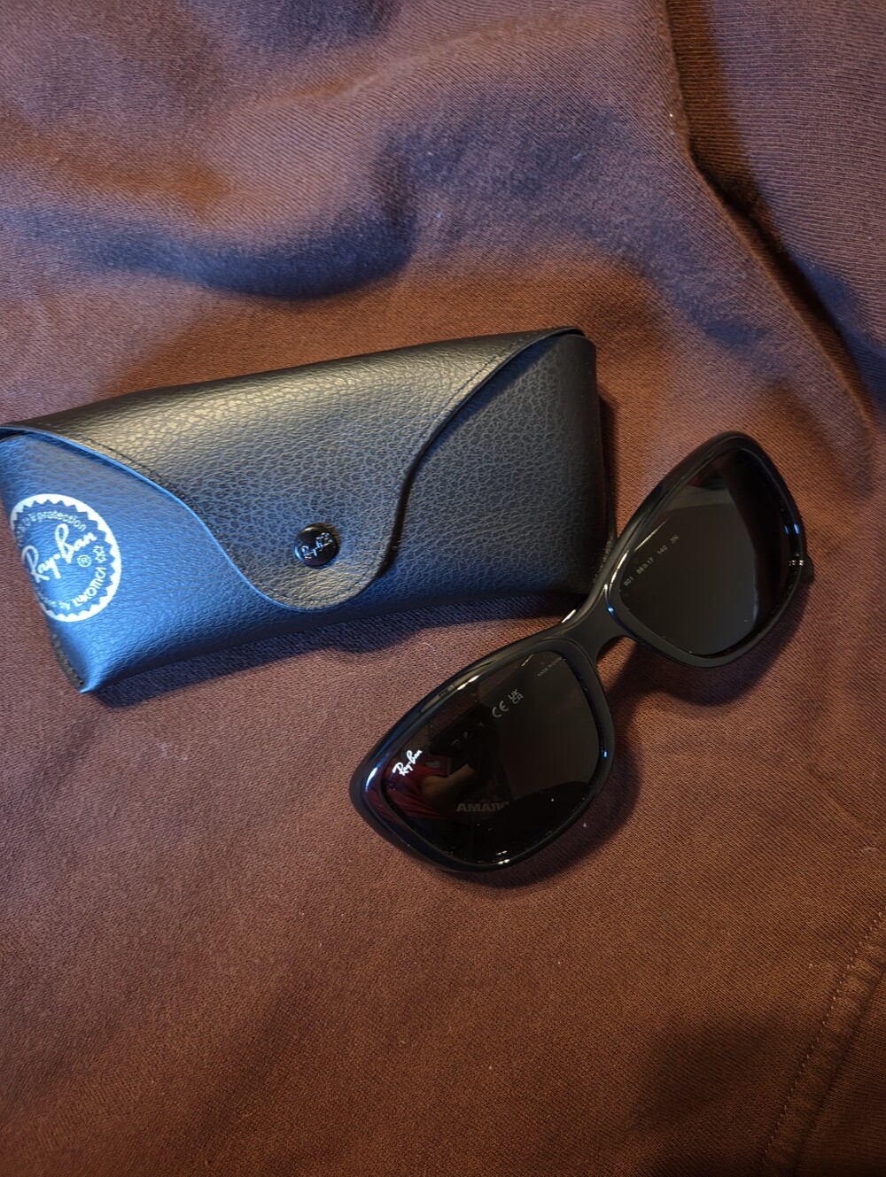 Ray-Ban Women's Black Polarized Sunglasses